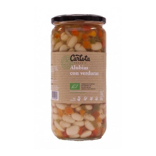 Carlota Organic Alubias Verduras Bio Conserva 720g