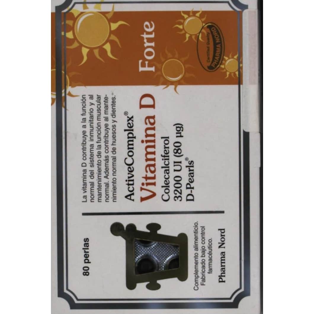 Activecomplex Vitamina D 3200Ui 80 Perlas