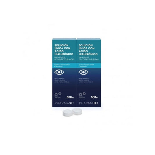 Pharmaset Solución Única Duplo 2x500ml