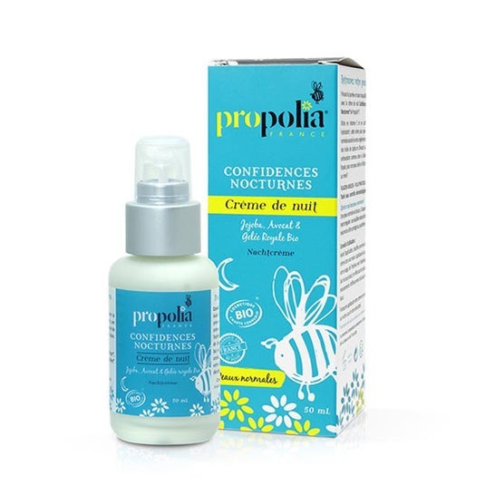 Propolia Organic Night Cream Jojoba Avocado Royal Jelly 50ml