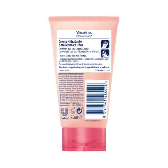 Vaseline Loción Manos y Uñas Cuidado Intensivo 75ml