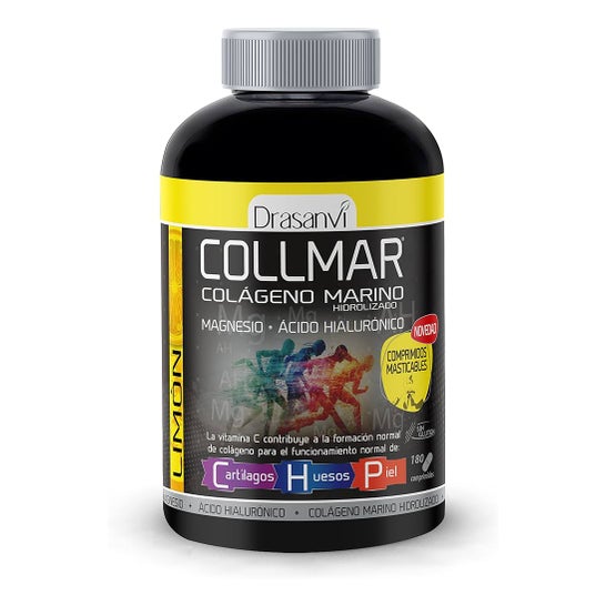 Drasanvi Collmar® Colágeno Marino + Magnesio Sabor Limón 180comp