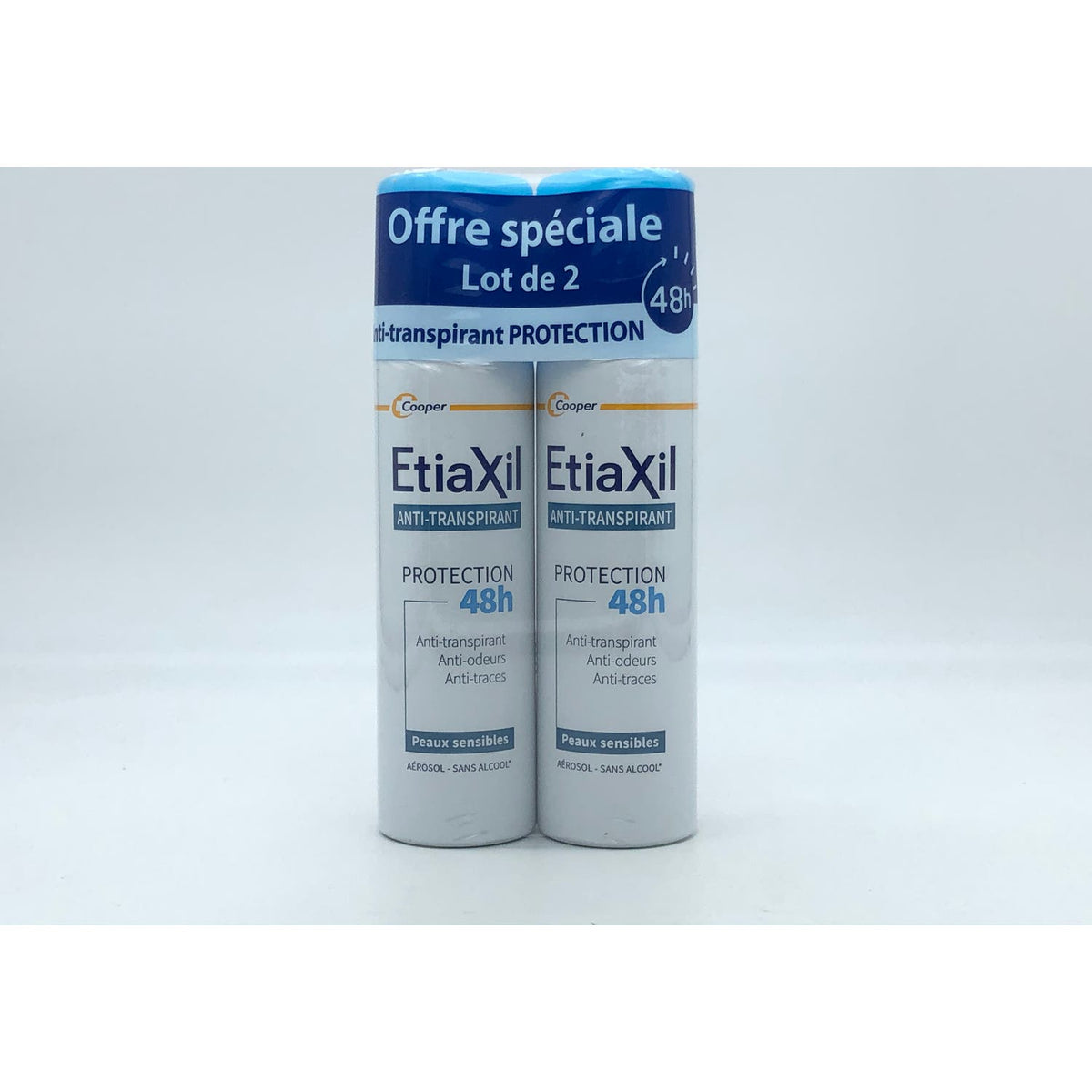 Etiaxil Desodorante Anti-transpirante Protection 48h Aerosol 2x150ml