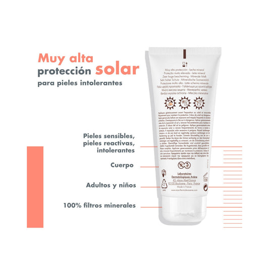Avène Solar Leche Mineral SPF50+ 100ml