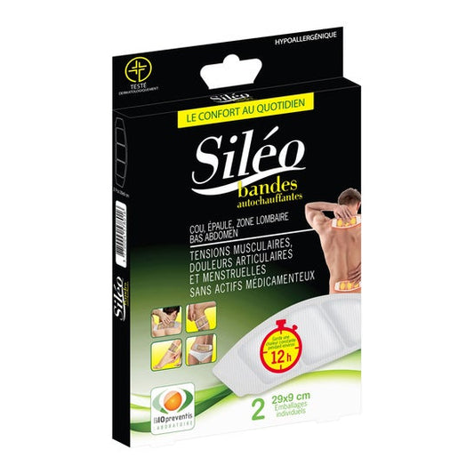 Siléo Tiras Autocalentables 29x9cm 2uds