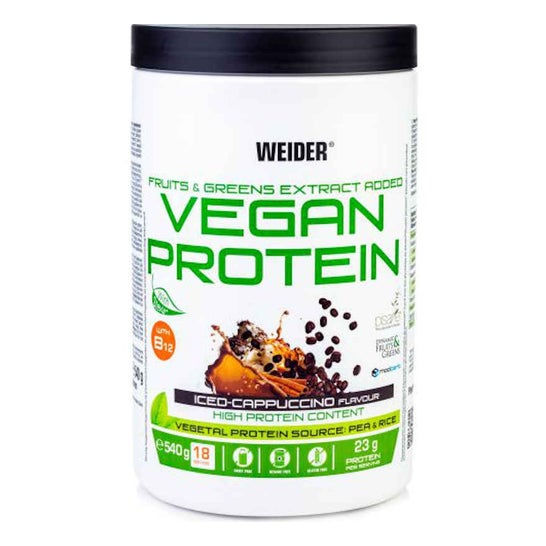 Weider Vegan Protein Cappuccino Iced 540g