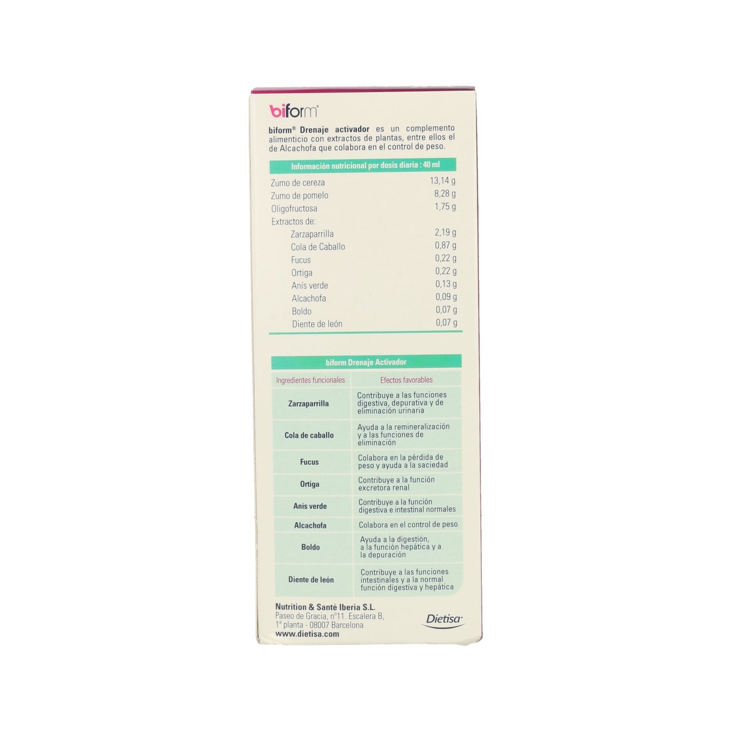 Biform Drenaje Activador 250ml