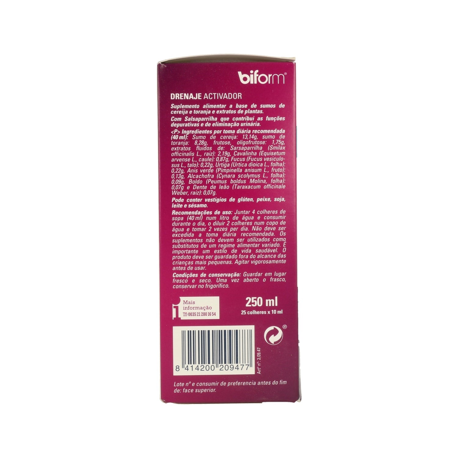 Biform Drenaje Activador 250ml