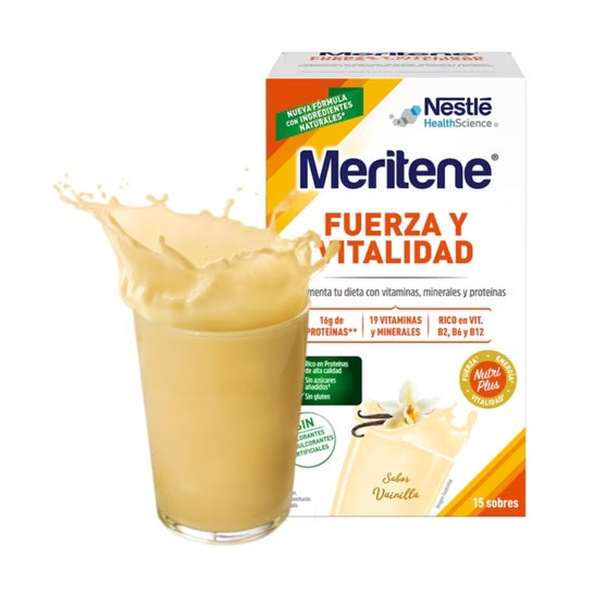 Meritene Fuerza y Vitalidad Vainilla 15 Sobres