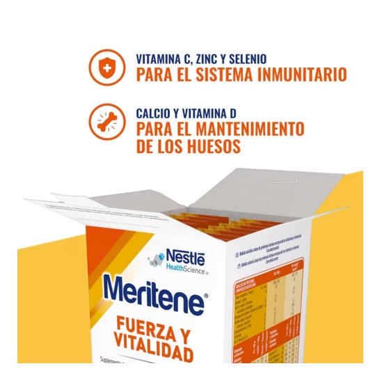 Meritene Fuerza y Vitalidad Vainilla 15 Sobres