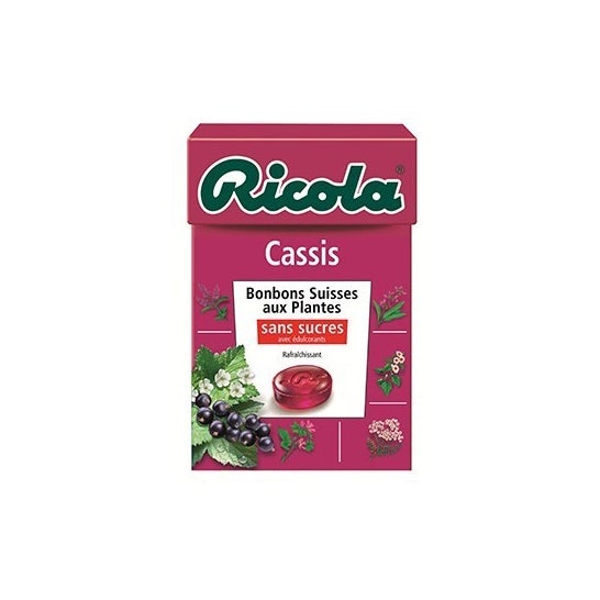 Ricola Bombones Sin Sucre Cassis 50g