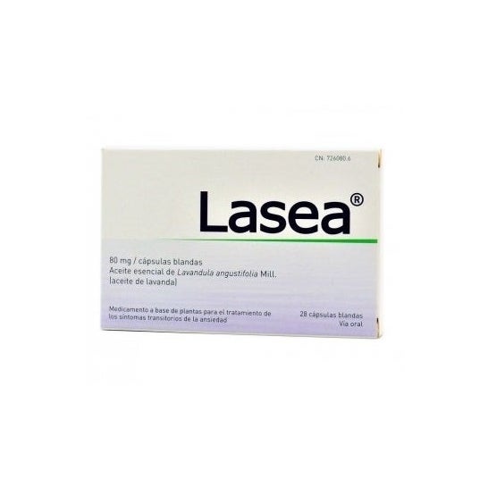 Lasea 80mg 28 cápsulas blandas