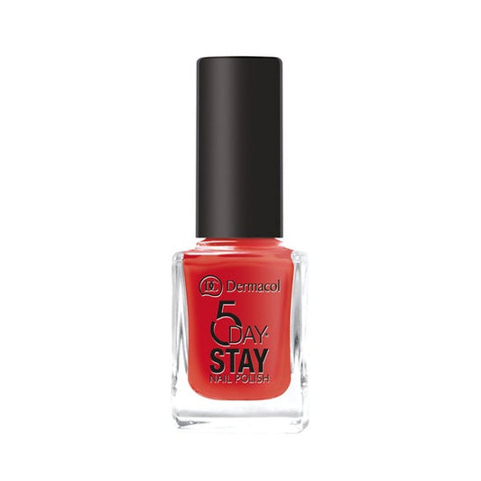 Dermacol 5 Days Stay Nail Polish 21 Monroe Red 11ml