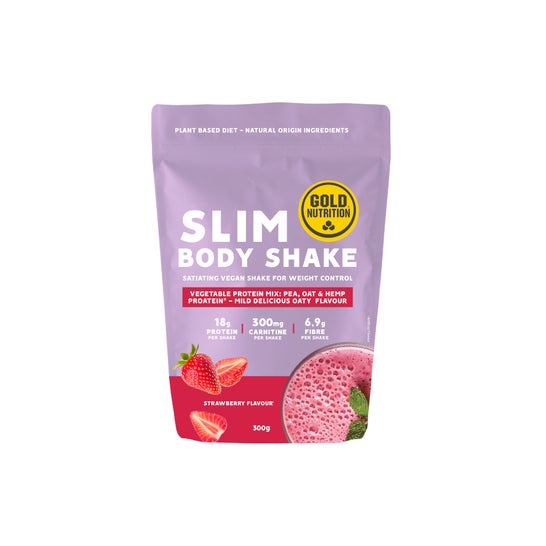 Gold Nutrition Slim Body Shake Strawberry 300g