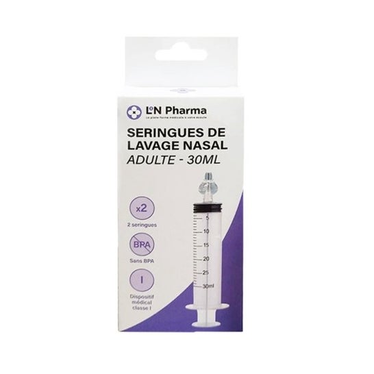 L2N Jeringa Limpieza Nasal Adulto 2uds