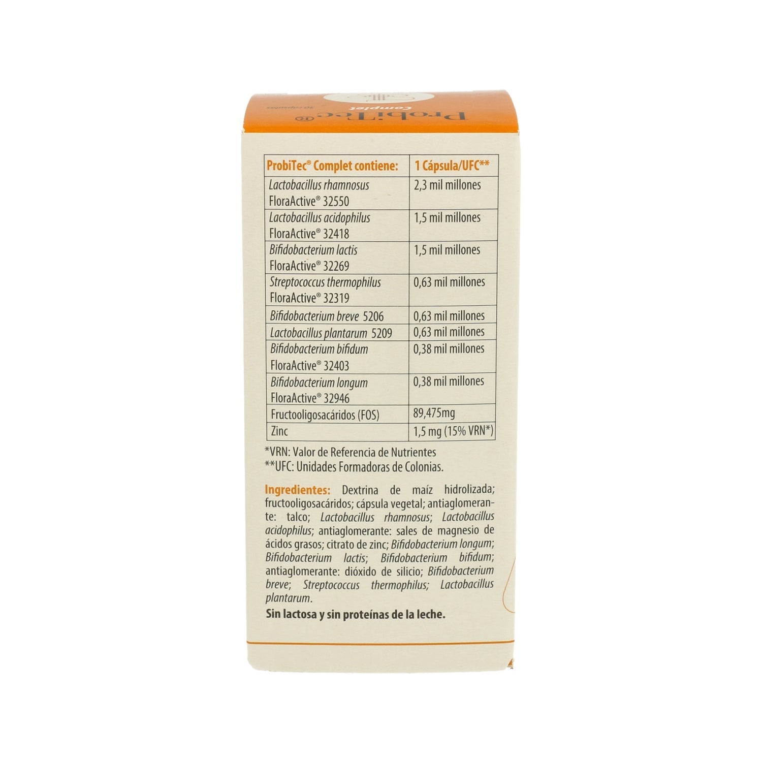 100% Natural Probitec Complet 30 cápsulas