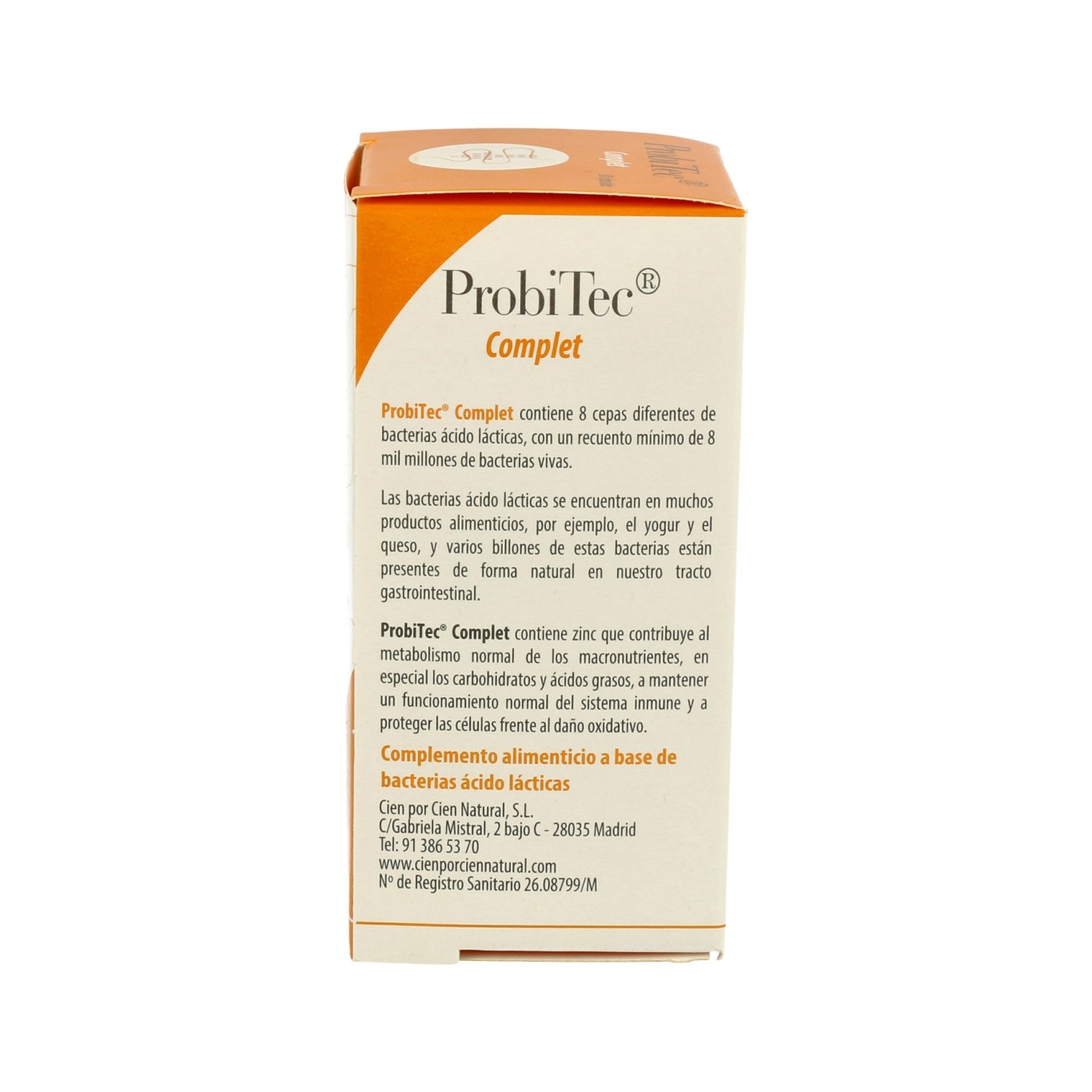 100% Natural Probitec Complet 30 cápsulas
