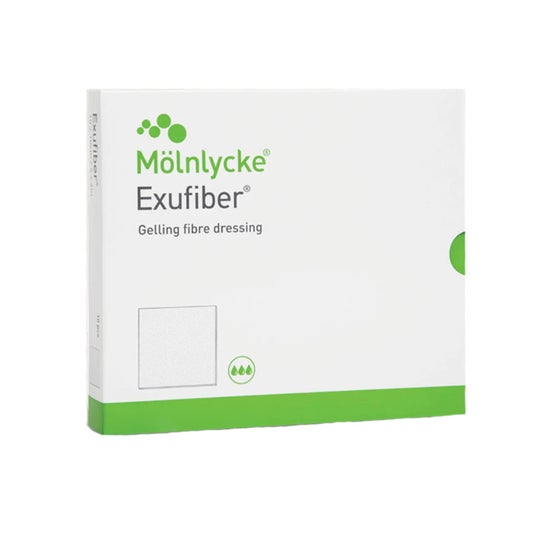 Molnlycke Helth Exufiber Apósitos 12x13cm 16uds