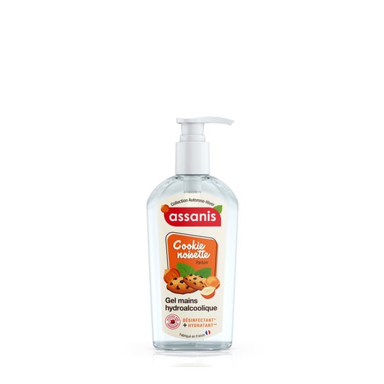 Assanis gel Hidroalcohólico Manos Pocket Cookie Avellana 80 ml