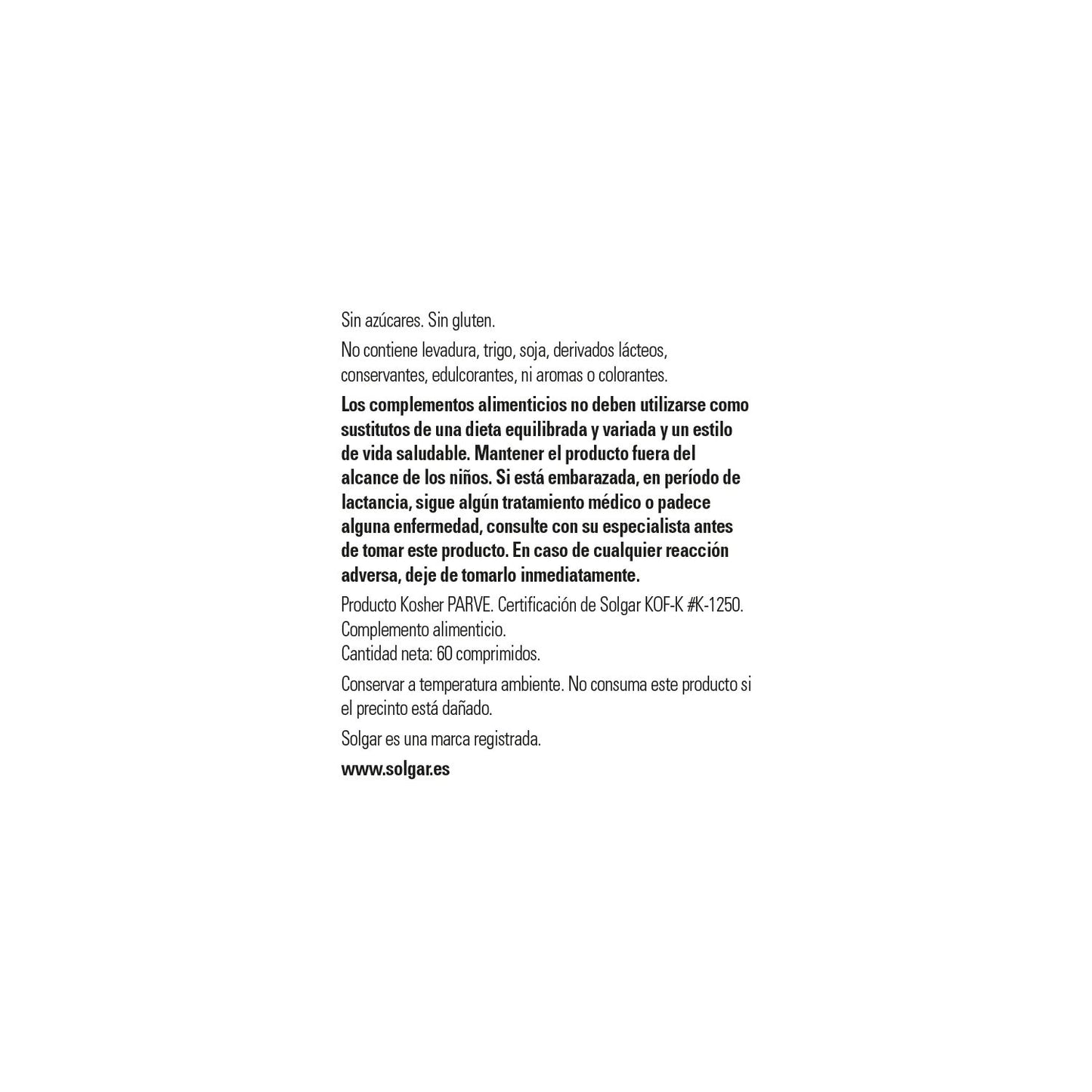 Solgar L-Glutamina 1000mg 60comp