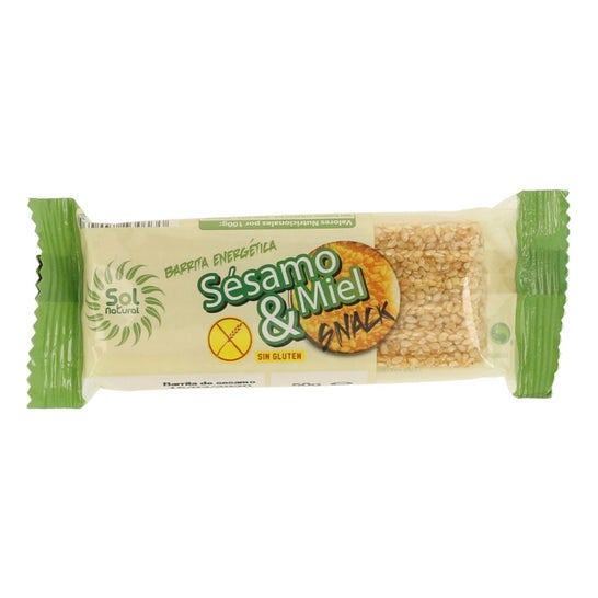 Sol Natural Barra Sésame & Miel 50 g