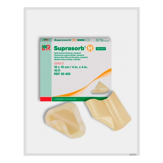 Suprasorb P Sensitive Border Apósito 10x10cm 10uds