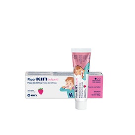 Fluor Kin Infantil Pasta Dentífrica Fresa 50ml