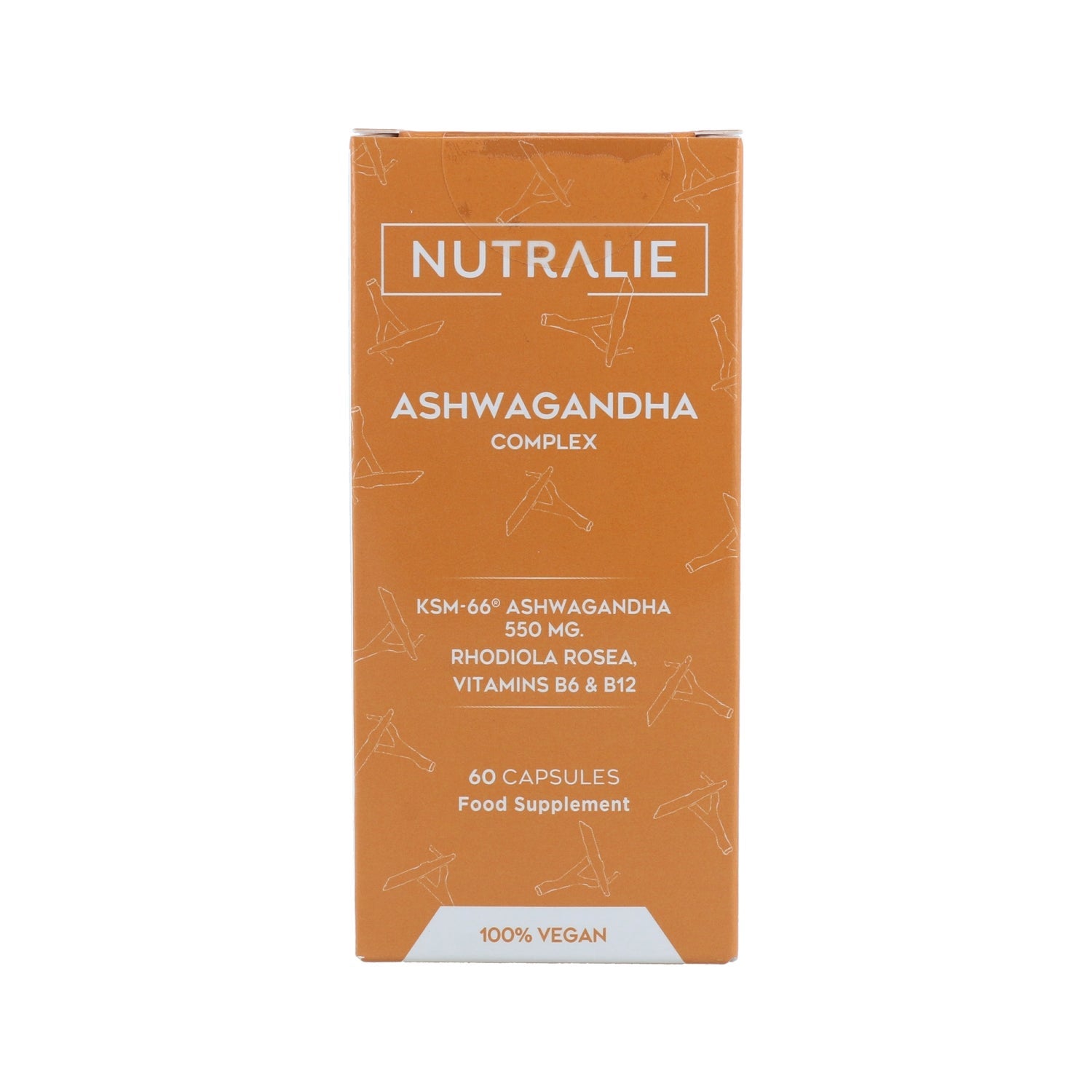 Nutralie Ashwagandha Complex + Vitaminas B6, B12 y Rodiola 60caps