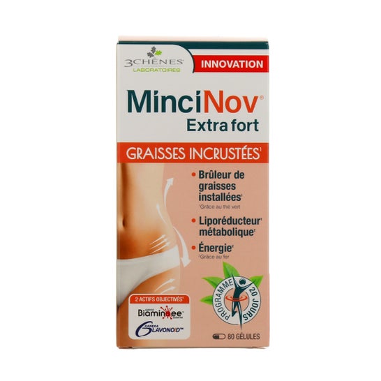 3 Chênes Mincinov Extra Fort grasas Incrustadas 80 caps