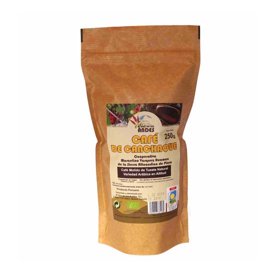 El Oro de Los Andes Café Molido Arábica Torrefacto Natural 250 g