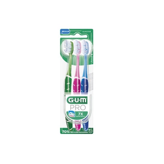 Gum Technique Pro 528 Cepillo Dental Medio 3uds