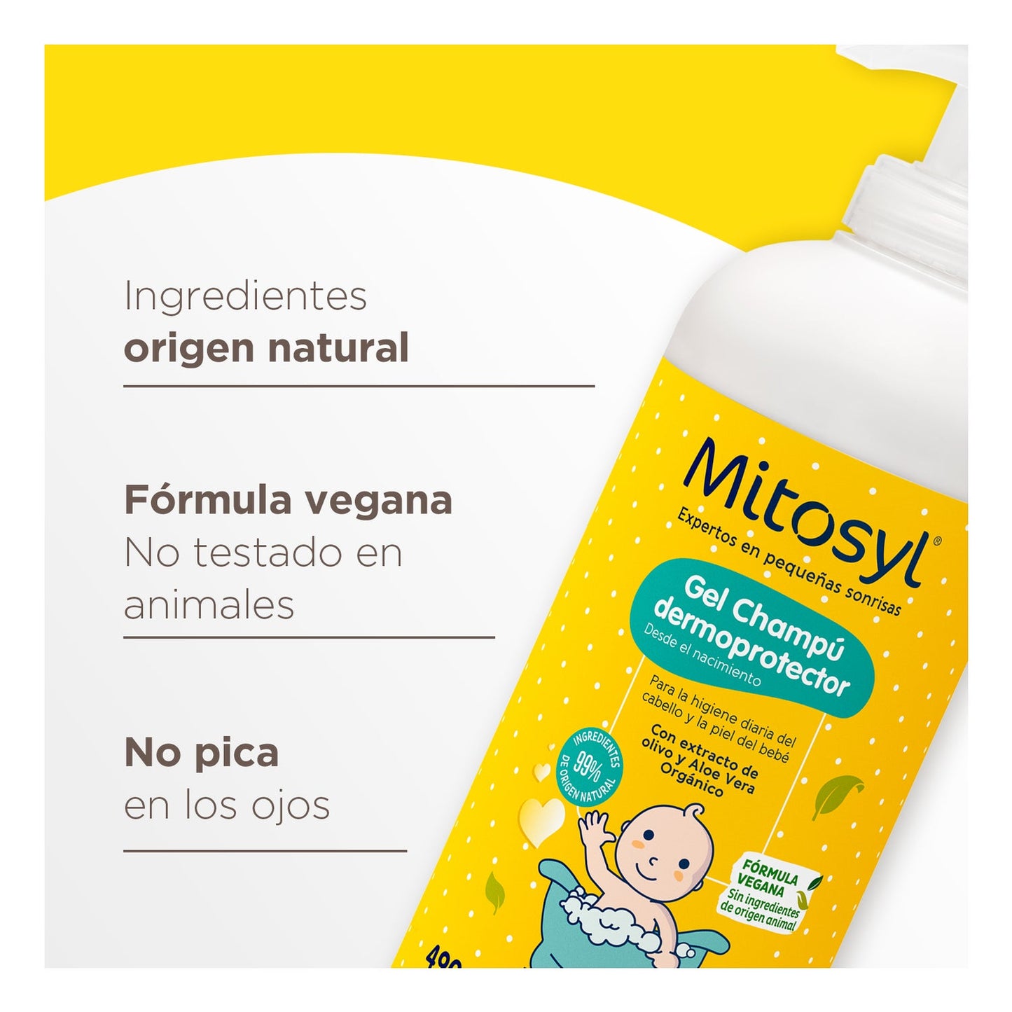 Mitosyl Gel Champú Dermoprotector 490ml