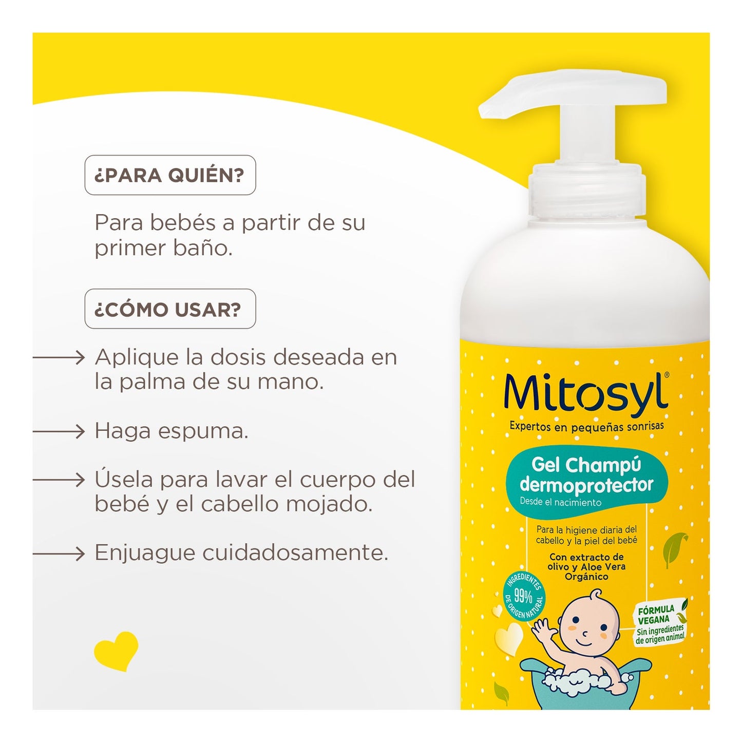Mitosyl Gel Champú Dermoprotector 490ml