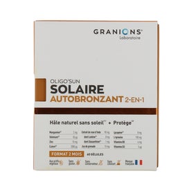 Granions Oligo'sun Solar Autobronceador 2 en 1 60perlas
