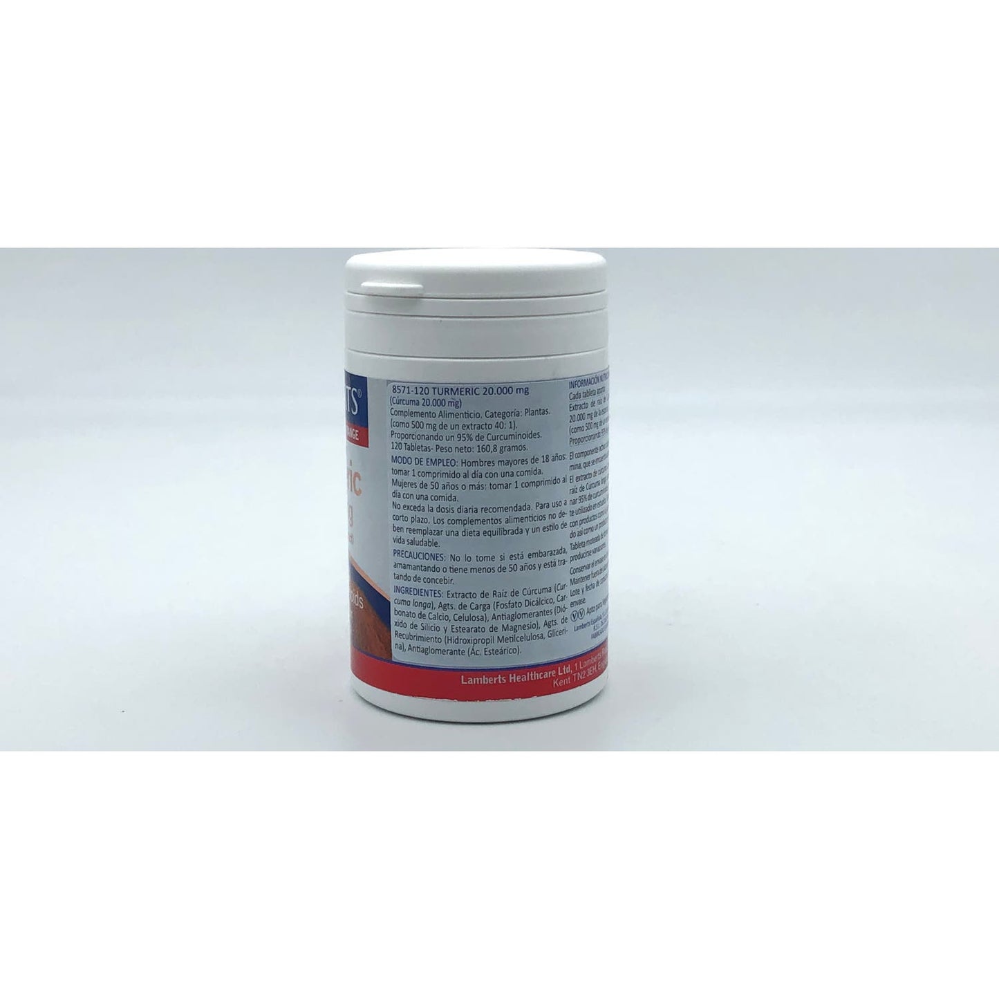 Lamberts Cúrcuma 20.000mg 120 Tabs