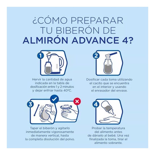 Almirón Advance 4 Leche de Crecimiento 800gr