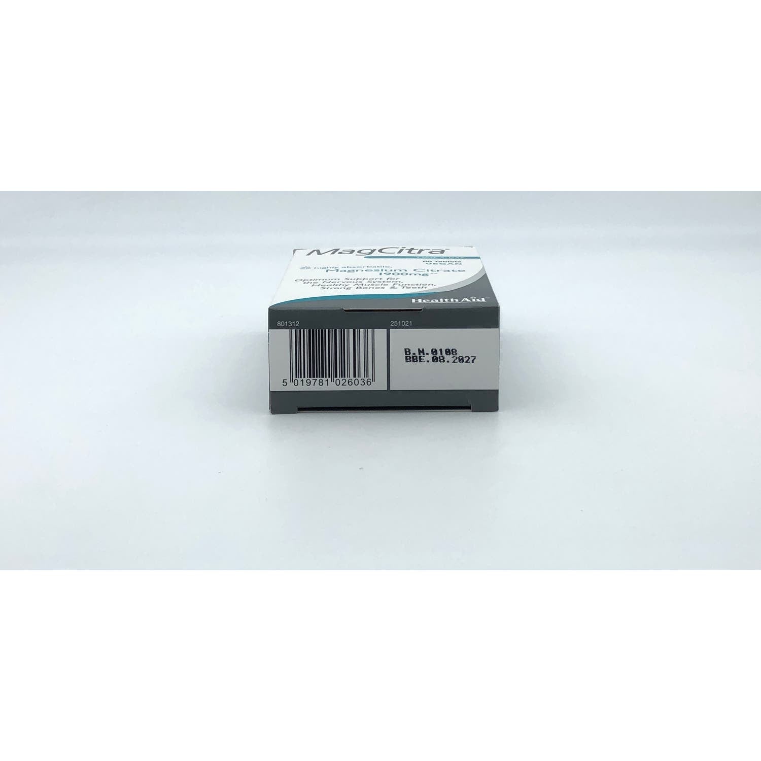 Health Aid Magcitra Citrato de Magnésio 1900mg 60 Comp.