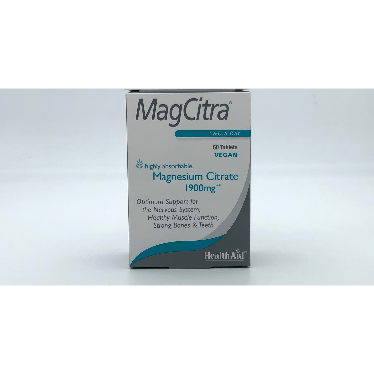 Health Aid Magcitra Citrato de Magnésio 1900mg 60 Comp.