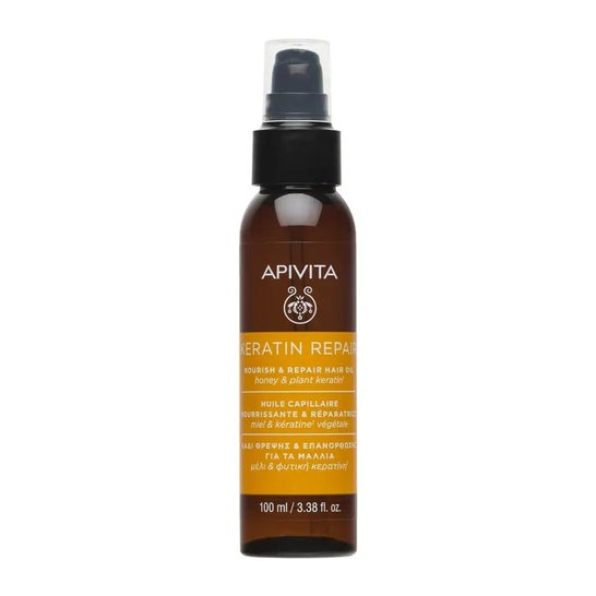 Apivita Aceite Reparador Capilar Keratina 100ml
