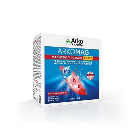 Arkopharma Arkomag Magnesio y Potasio 24 sobres
