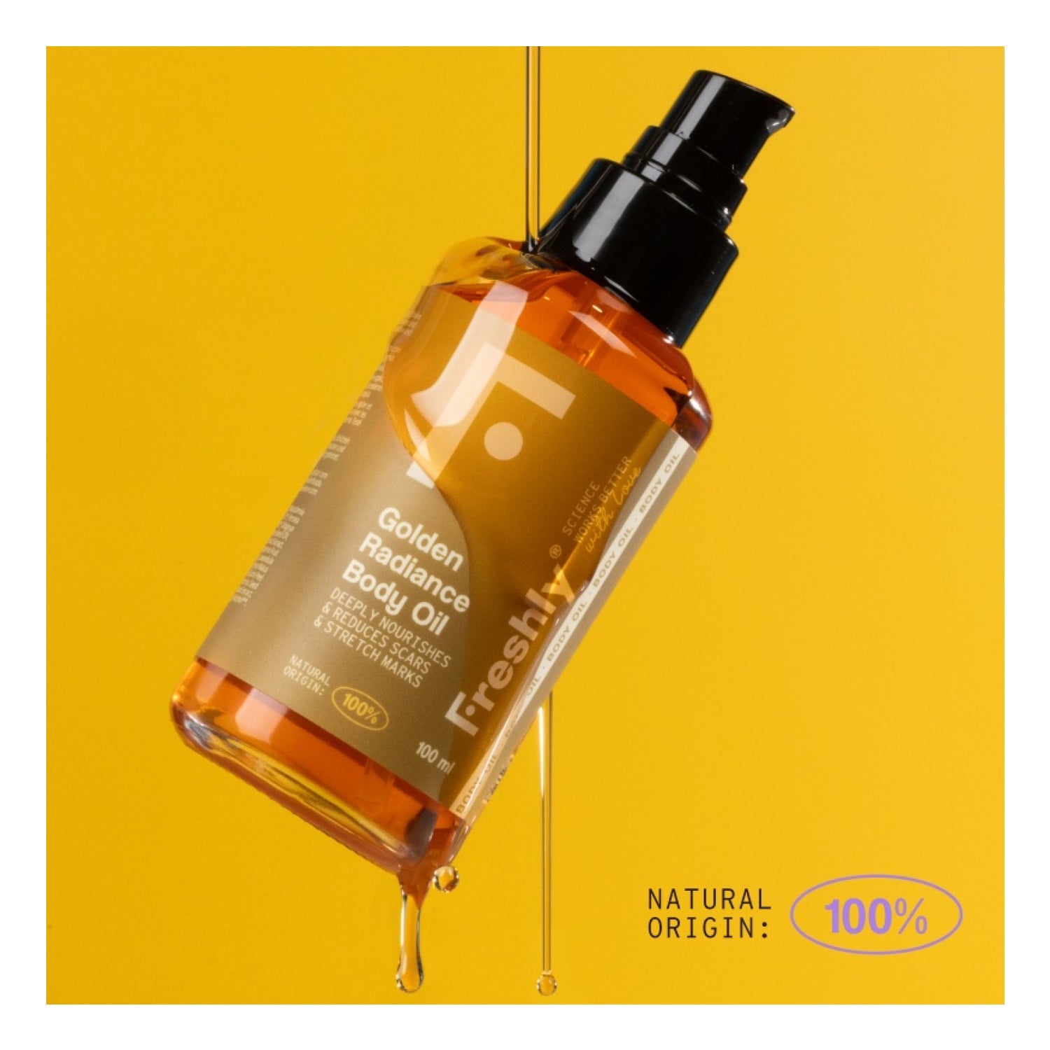Freshly Cosmetics Golden Radiance Body Oil 100ml