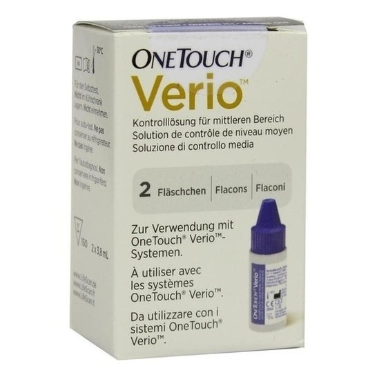LifeScan OneTouch Verio Control Solución 2x3,8ml