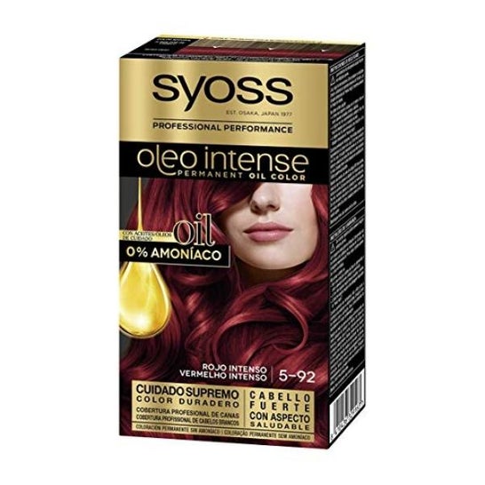 Syoss Oleo Intense Permanent Oil Color Rojo Intenso 5-92 50 ml