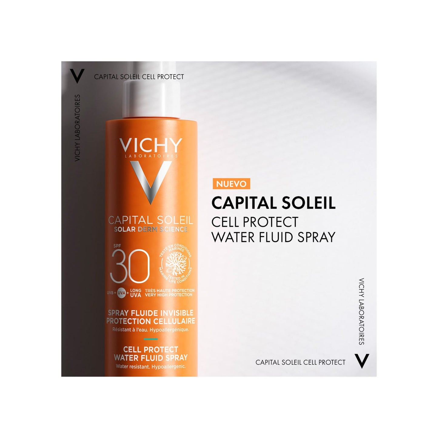 Vichy Capital Soleil Cell Protect Spray Fluido Invisible SPF30 200ml