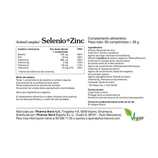 ActiveComplex® Selenio+Zinc 60comp