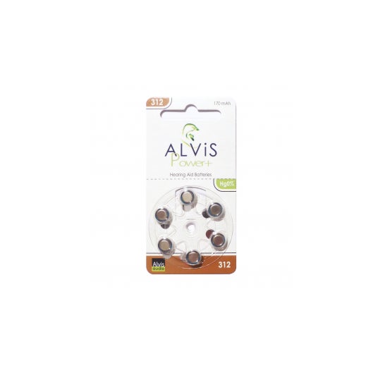 Alvis Pile pour Prothèse Auditive Za312 6uds