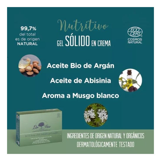 Dr. Tree gel de Ducha Sólido Nutritivo 120 g