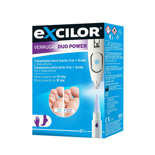 Excilor Verrugas Duo Power 10ml Crio + 1,5g Ácido