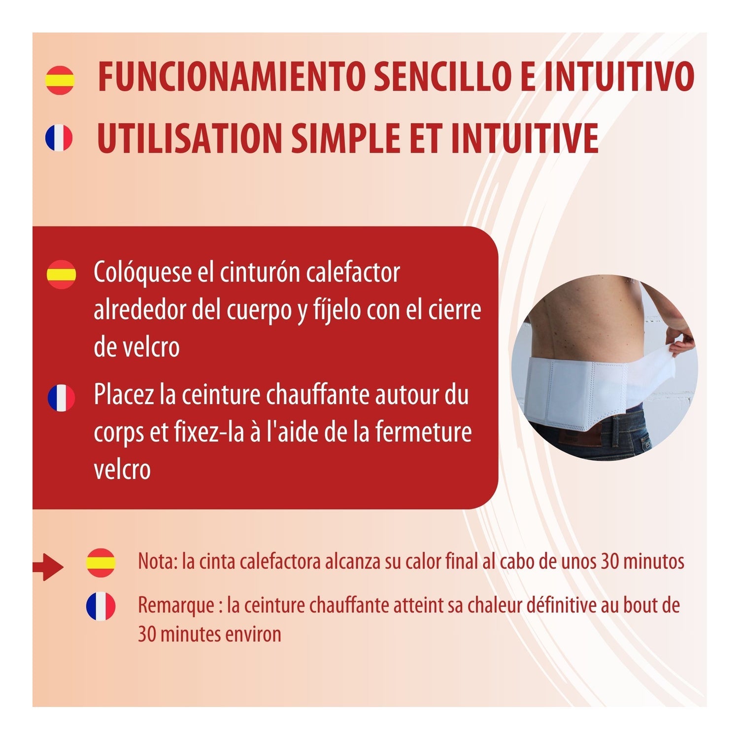 Evolsin Cinturón Térmico 2 aplicaciones