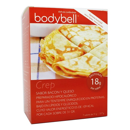 Bodybell Crep Sabor Bacon y Queso 7x24g